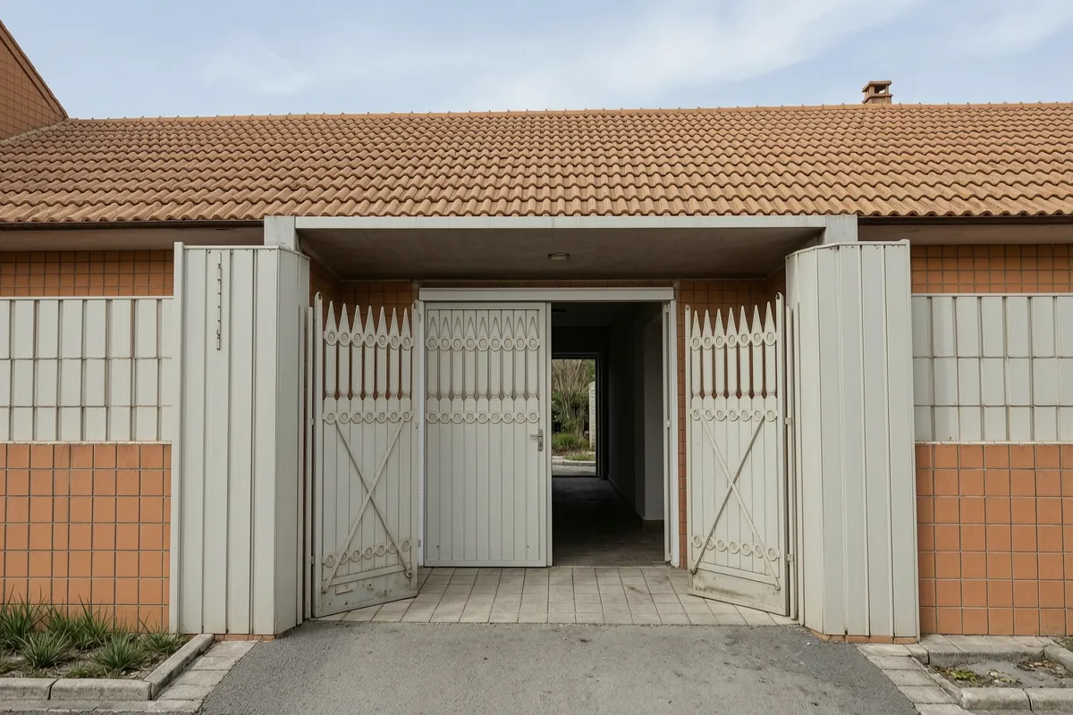 Portal de un edificio en Torrent