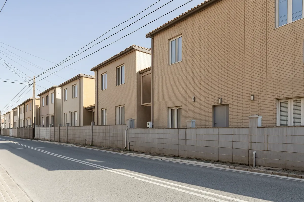 Calles y viviendas de Torrent